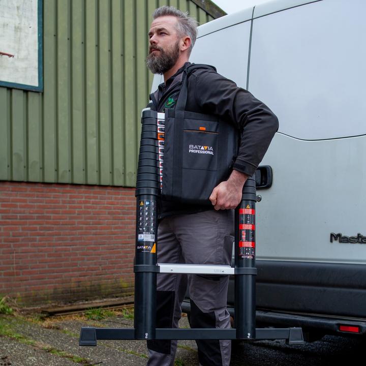 Actual product image Batavia Professional Telescopic Ladder 3.81m (Telescopic ladder, 381 cm)