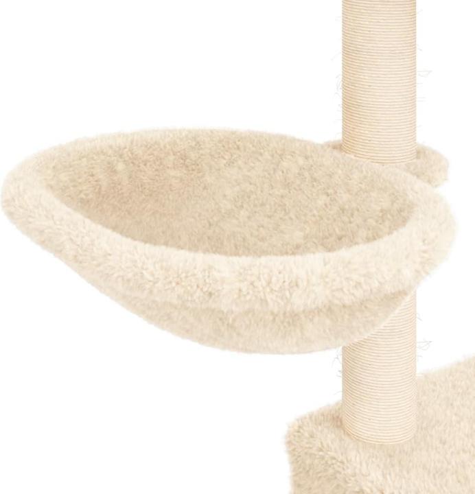 Actual product image VidaXL Kratzbaum mit Sisal-Kratzsäulen Creme 83 cm,Farbe (83 cm, Cream)