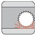 Productafbeelding Norres Platte slang PROTAPE® PUR-C 335 VOEDSEL-AS FLAT Binnen-Ø 305 mm Buiten-Ø 310 mm Lengte 5 m