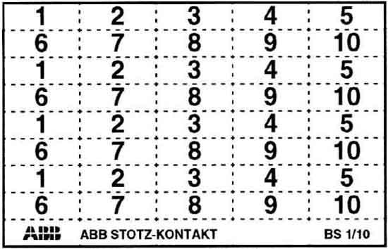 Produktbild ABB GHS2001946R0003 KennzeichnungsSchilder BS 110