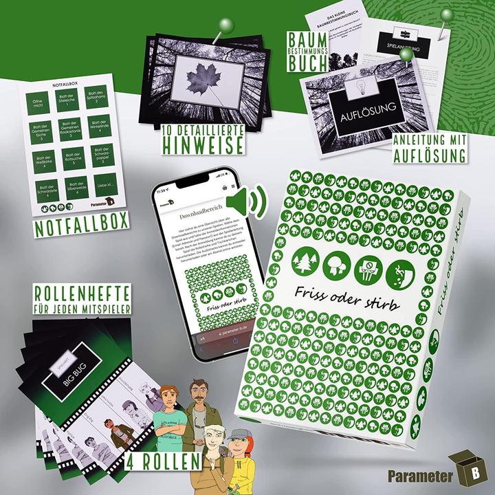 Image du produit Parameter B PARPB005 - Friss oder stirb - Krimi-Dinner Spiel, für 4 Spieler, ab 16 Jahren (DE-Ausgabe) (Allemand)