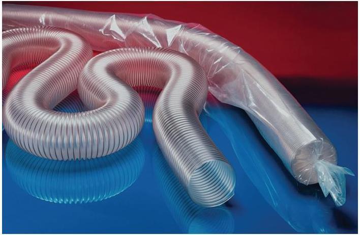 Actual product image Norres Suction and blower hose PROTAPE® PUR 301 AS Inner-Ø 70 mm Outer-Ø 78 mm 4 mm Length 10 m