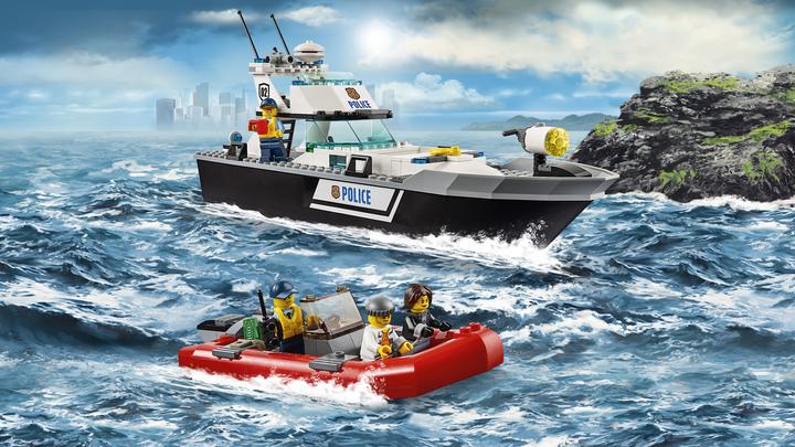 Produktbild LEGO City Polizei-Patrouillen-Boot (60129, LEGO City)