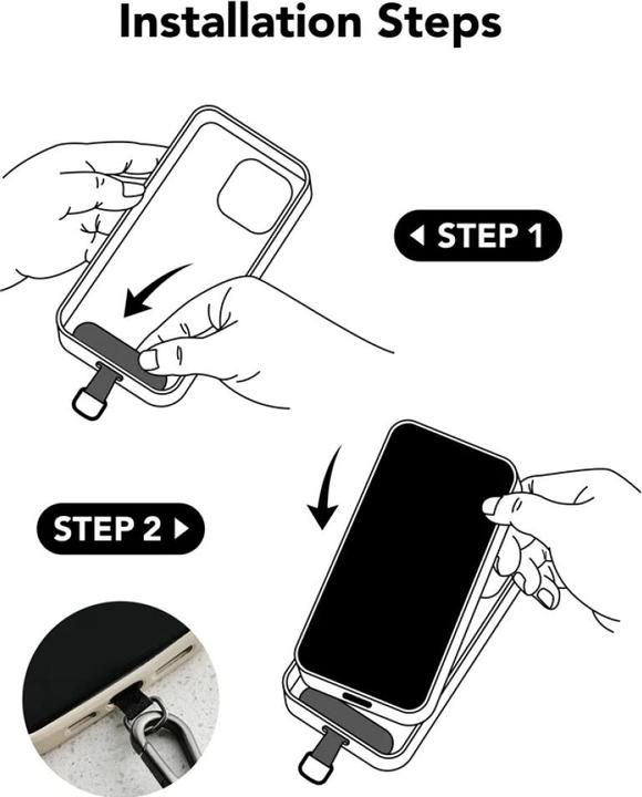 Image du produit Screenguard Collier universel Chaîne de téléphone portable pour coques de smartphone