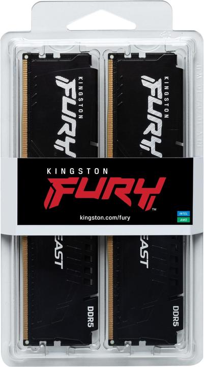 Produktbild Kingston FURY Beast (2 x 32GB, 4800 MHz, DDR5-RAM, DIMM)