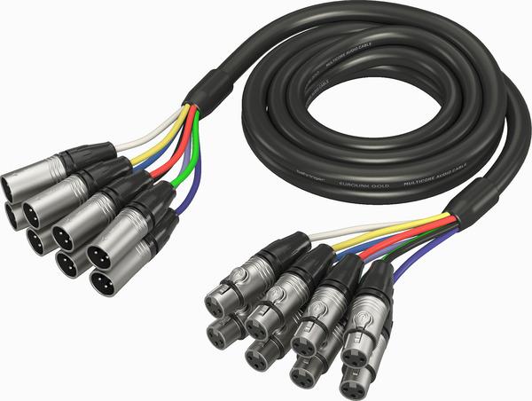 Image du produit Behringer GMX-300 Câble 8 x XLR F - 8 x XLR M 3m (3 m, Multicore)