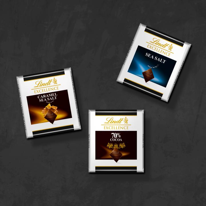 Produktbild Lindt Excellence Dunkel Minis Assortiert (222 g)