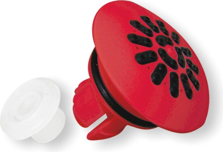 aquaclic Softspray attachment for Clima shower, red