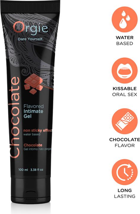 Productafbeelding Orgie Glijmiddel Tube Chocolade 100 ml (100 ml)