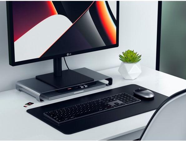 Produktbild Satechi USB-C Aluminum Monitor Stand Hub XL