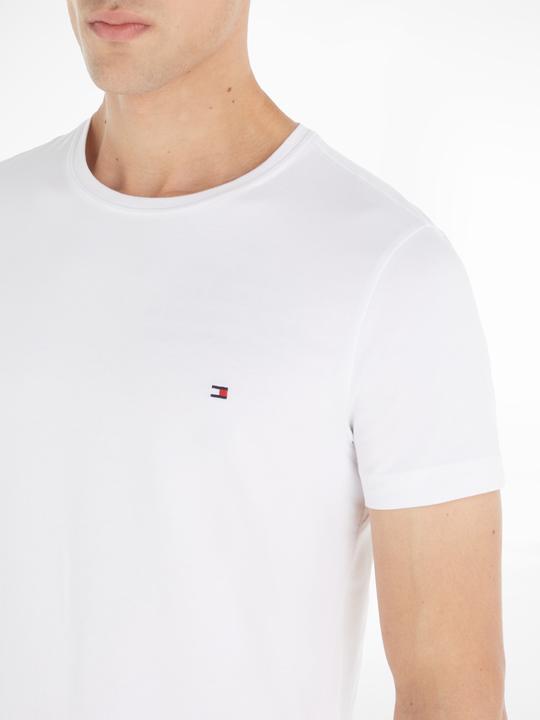 Image du produit Tommy Hilfiger Crew Neck T-Shirt Slim Fit White (M)