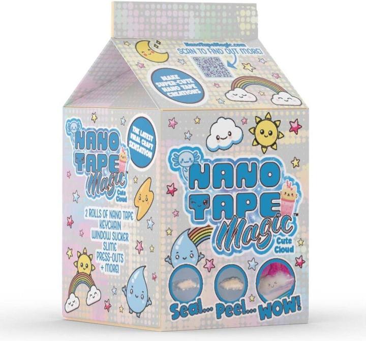 Actual product image Konjac Sponge Nano Tape - Magic Mini Cute Cloud (480-1003) (Nail glue)