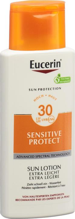 Image du produit Eucerin SUN Sensitive Protect (Lotion solaire, SPF 30, 150 ml, 196 g)