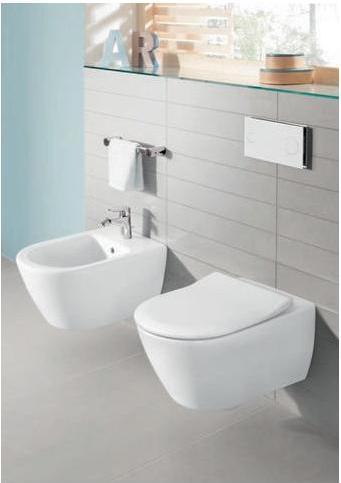 Immagine prodotto Villeroy & Boch V&B Combi-Pack SUBWAY 2.0 m WWC ti. DF u WCSitz SlimSeat we cplus