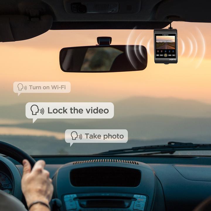 Actual product image Viofo A229 Pro 3CH (GPS receiver, Built-in microphone, Built-in display, Wi-Fi, Accelerometer, Night vision, 4K)