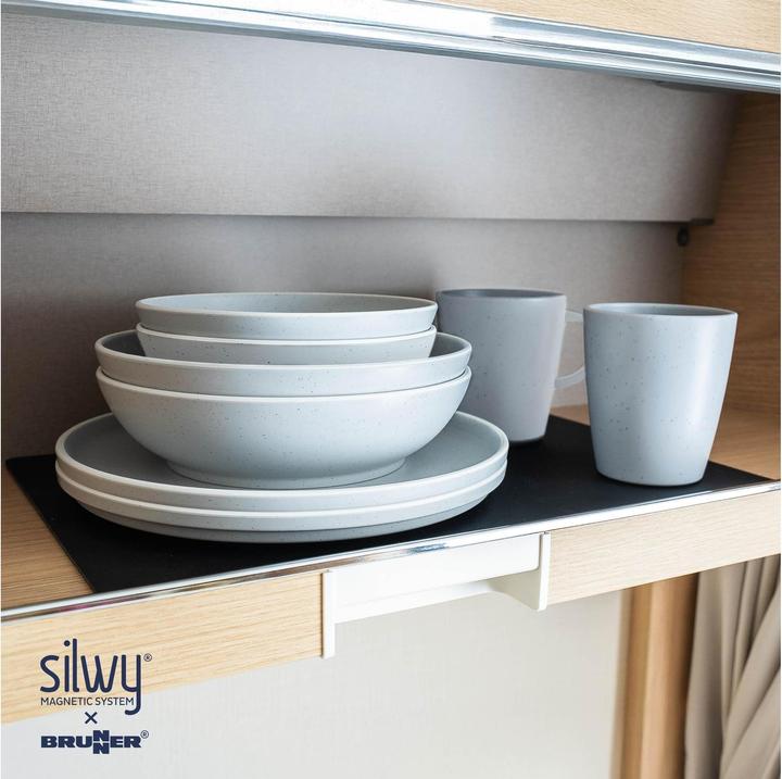 Produktbild Silwy Magnet-Kunststoff-Geschirrset Dolomit White, Produkttyp