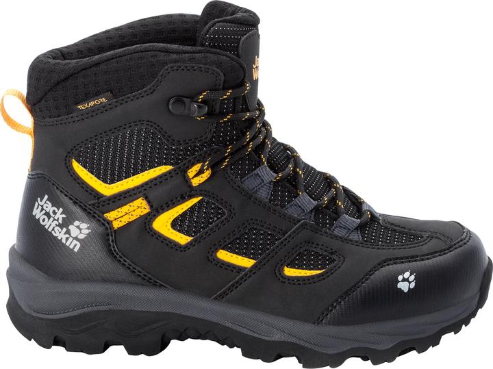 burly yellow, Black