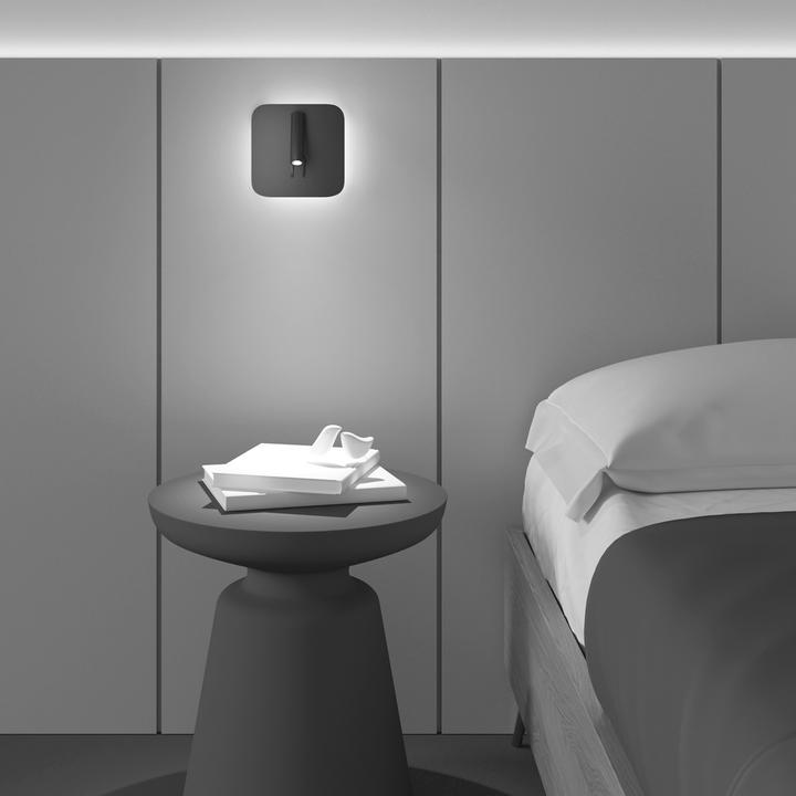Image du produit Maytoni Ios 176 LED Applique murale 9W pivotante, orientable Or mat Blanc chaud (550 lm)