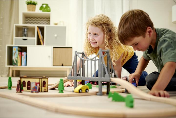 Actual product image Eichhorn EH railroad, railroad set with bridge