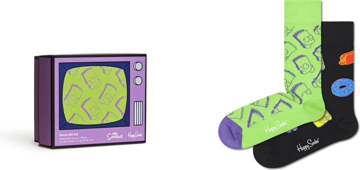 Image du produit Happy Socks 2-Pack Bart Special Gift Set (lot de 2, 41 - 46)