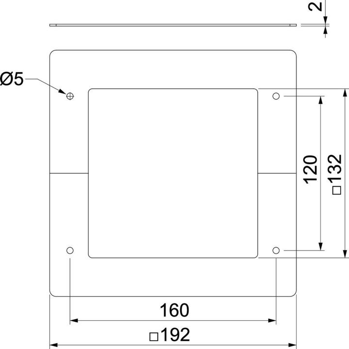 Image du produit OBO Bettermann Cache de plafond pour profilé de colonne 130x130 6286825