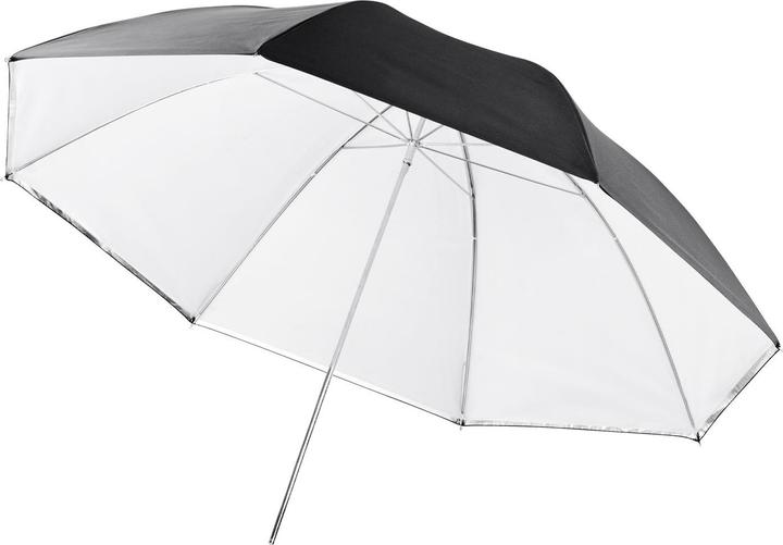 Walimex 2in1 Reflex- Durchlichtschirm weiss 109 (Schirmreflektor, 109 cm)