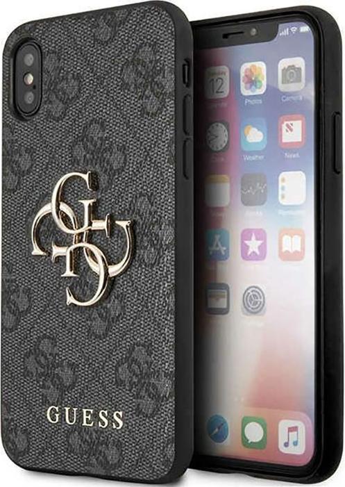 Produktbild Guess 4G Big Metal Logo - Etui iPhone X (szary) (Apple iPhone X)