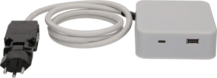Actual product image Max Hauri Cube (3 x, Type 13, USB-A, USB-C, 2 m)