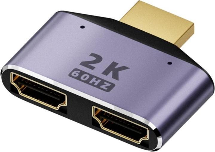 Produktbild Apfelkiste 2-in-1 HDMI Adapter Splitter Switch Konverter 1x Input / 2 x Output