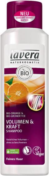Lavera Organic Orange & Organic Green Tea Volume & Power Shampoo (250 ml)
