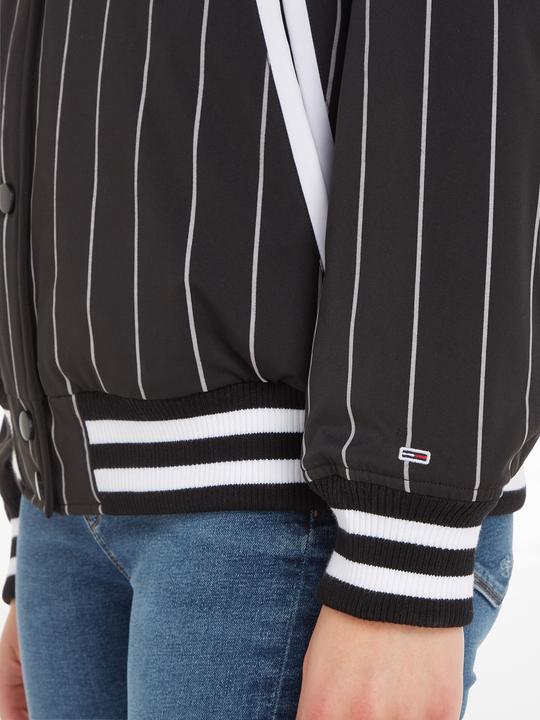 Actual product image Tommy Hilfiger Tommy Jeans Pinstripe Letterman bomber jacket - 88915 (L)