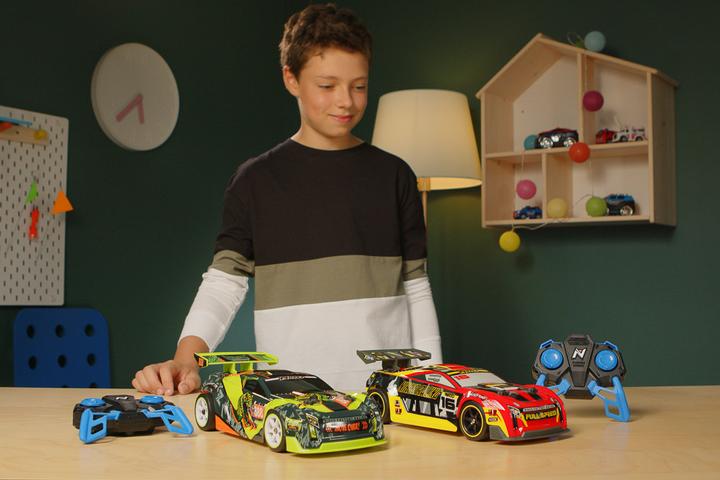 Actual product image Nikko 10132 Racing Series Fang Racing, remote control racing car, RC vehicle up to 14 Km/h, powerful...