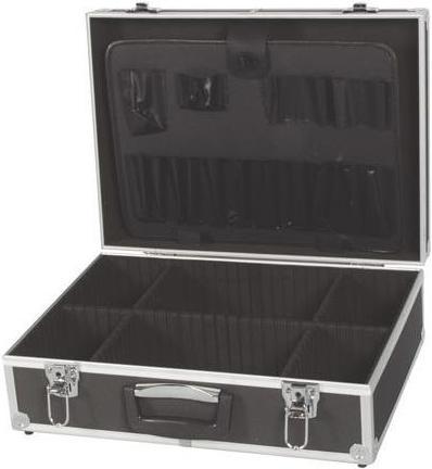 Produktbild Velleman WERKZEUGKOFFER MIT ALUMINIUMRAHMEN - 455 x 330 x 152 mm - SCHWARZ