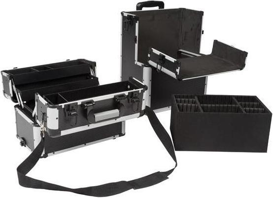 Immagine prodotto Velleman CASSA CARRELLO - ALLUMINIO - 370 x 225 x 670 mm - NERO (66.90 l, M (50 - 90l))