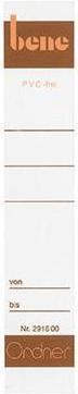 Produktbild Bene Rückenschild Format des Schildes: schmal/kurz Masse: 29 x 158 mm (B x H)