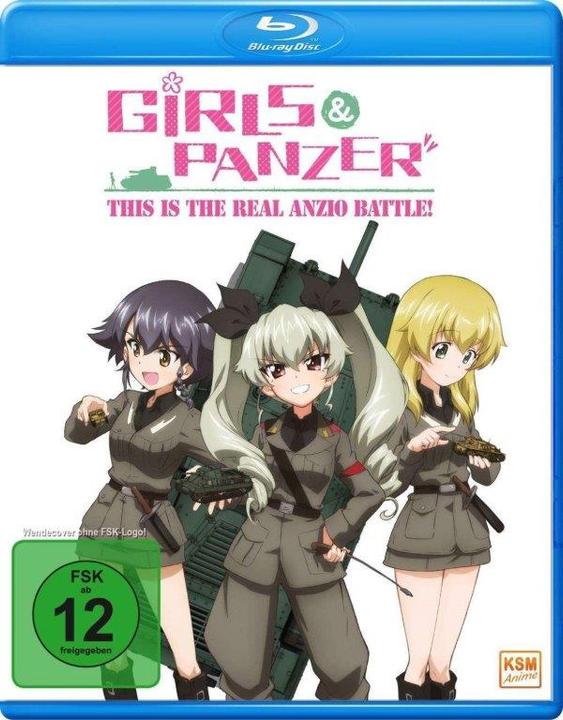 Actual product image Girls And Tanks-this Is The Real Anzio Battle-ova (Blu-ray, 2017, German)