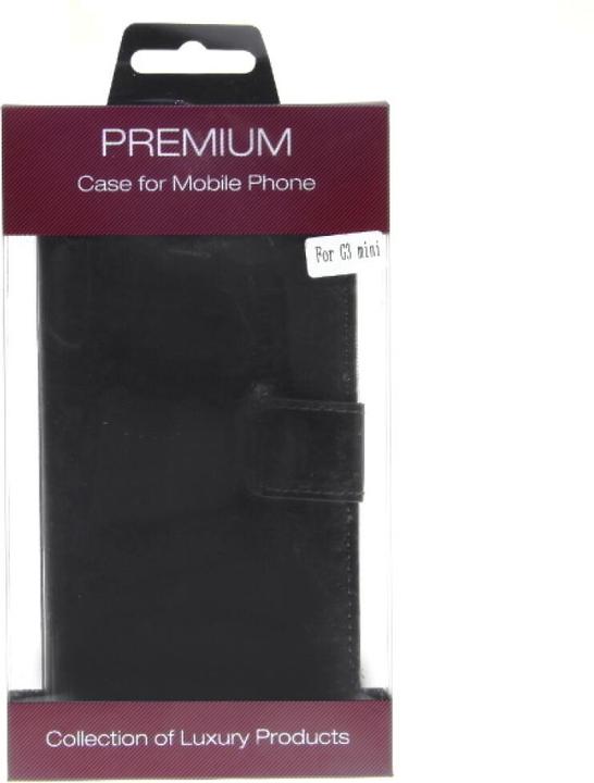 Actual product image OEM Slim Leather Book Case for LG G3 mini - black 4250710558100 (LG G3s)