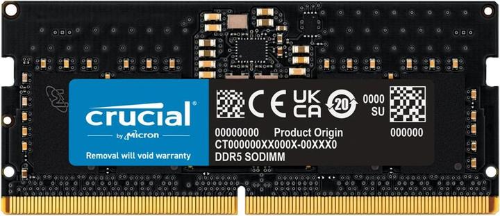 Actual product image Crucial 8GB (1x8GB) DDR5-5200 CL 42 SO-DIMM RAM Notebook Memory (1 x 8GB, 5200 MHz, DDR5 RAM, SO-DIMM)