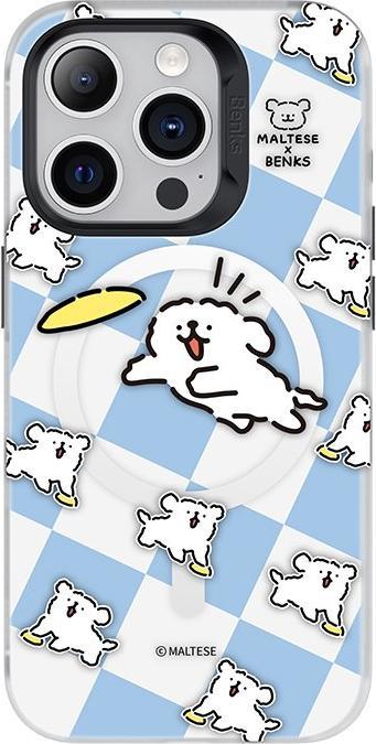 Image du produit Benks Collaboration Housse iPone 15 Pro Max - Chiot maltais noir (Apple iPhone 15 Pro Max)
