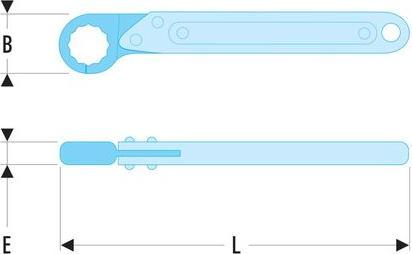 Produktbild Facom Offener Knarrenringschlüssel (12 mm)