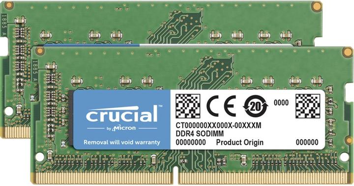 Crucial Memory for Mac (2 x 32GB, 2666 MHz, DDR4-RAM, SO-DIMM)
