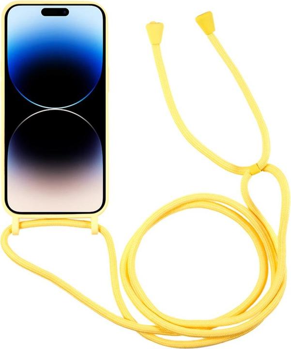 Actual product image Ueli Express iPhone 15 Pro mobile phone necklace silicone case with credit card holder 6 (Apple iPhone 15 Pro)