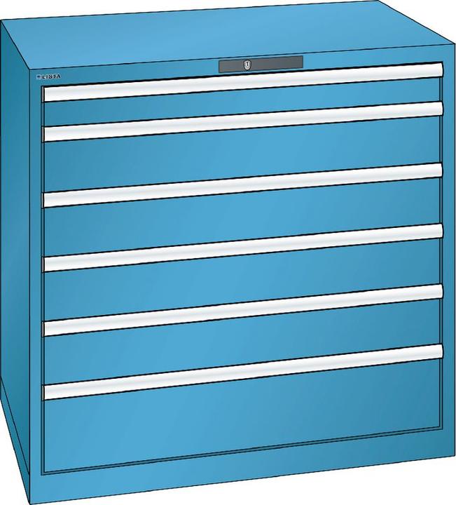 Produktbild Lista Schubladenschrank, Stahlblech (102.30 cm, 100 cm)