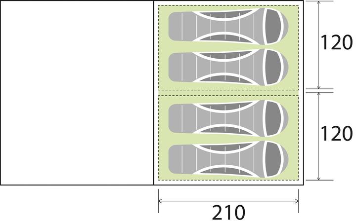 Image du produit Brunner Arqus 4 (Tente tunnel, 12.90 kg, 4 personnes)