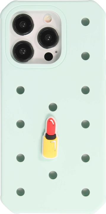 Image du produit PhoneLook Stickers tendance 3D pour coque en silicone avec trous Red Lipstick