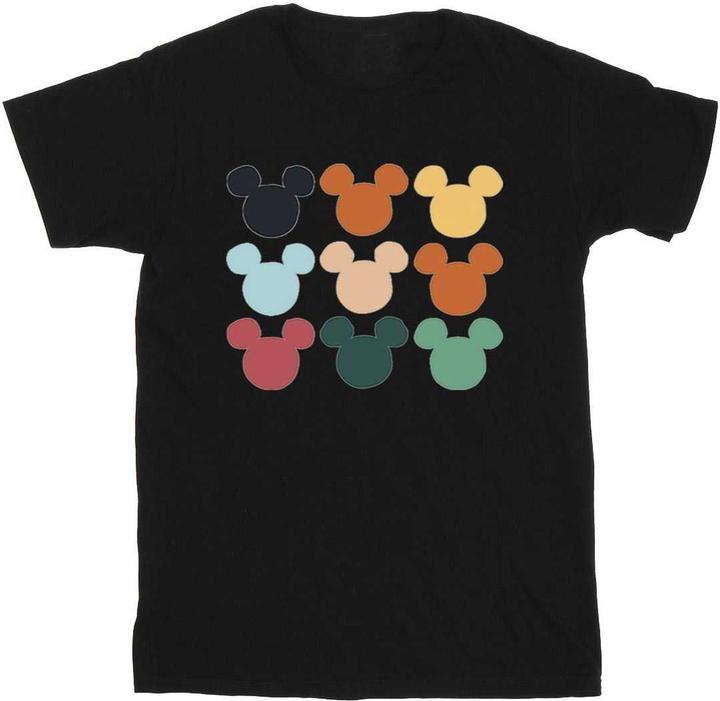 Immagine prodotto Disney Mickey Mouse Heads Square Maglietta Ragazzi (104)