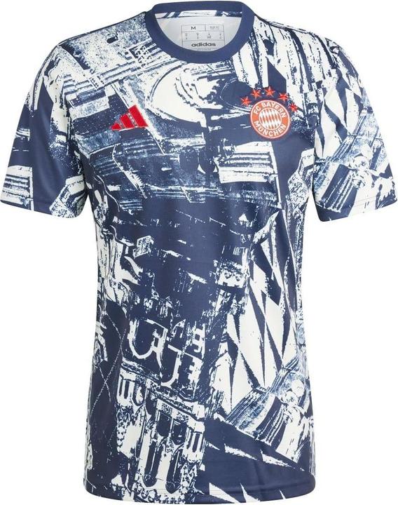 Actual product image adidas Mens Pre-Match FC Bayern Munich Jersey (M)