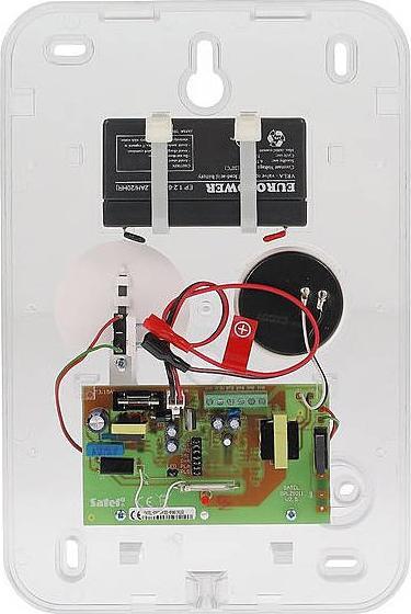 Actual product image Satel SPLZ-1011 BL Siren blue 120dB 6V/1.3Ah battery