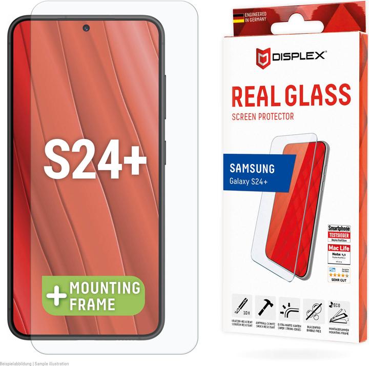 Displex Real Glass, 2D Panzerglas (1 Piece, Samsung Galaxy S24+, Samsung Galaxy S25+)
