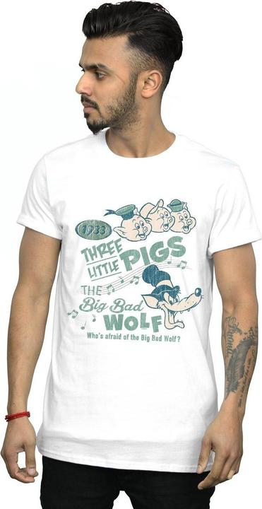Produktbild Disney Three Little Pigs Who's Afraid Of The Big Bad Wolf TShirt (M)